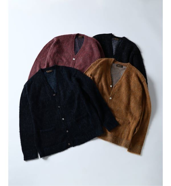 J.S.Homestead「J.S.Homestead / アルパカ 混 ヘザー カーディガン」|カーディガン|