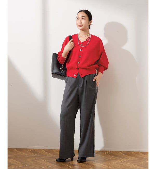 journal standard L'essage「WOOLプレーティング2WAYカーディガン」|カーディガン|