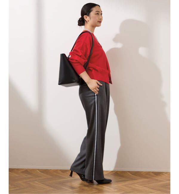 journal standard L'essage「WOOLプレーティング2WAYカーディガン」|カーディガン|