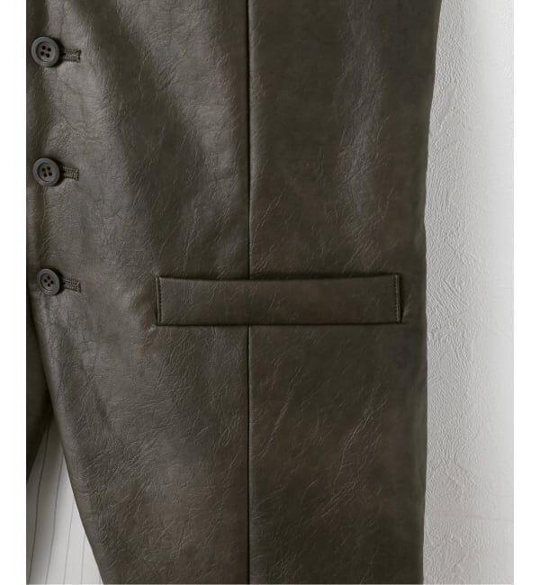 JOURNAL STANDARD「【MIOSMOKEY】 FAUX LEATHER BACK BOW GILLET」|その他|