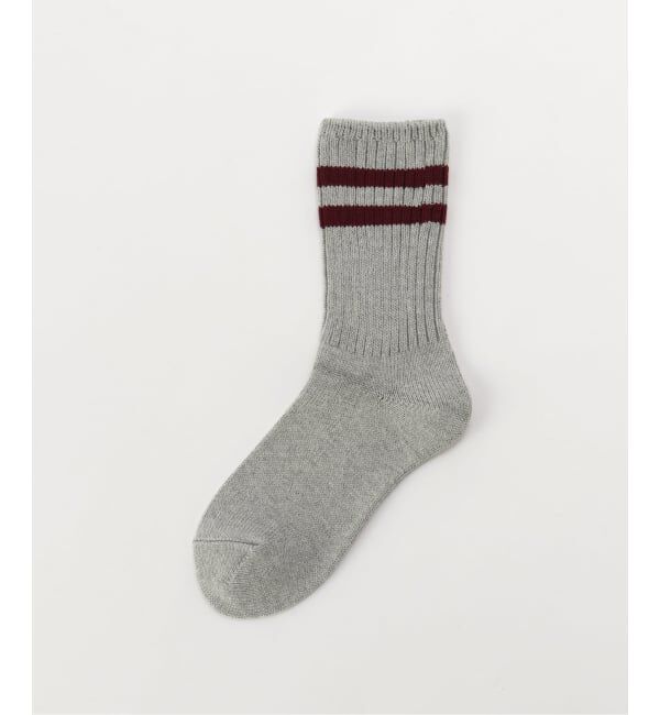JOURNAL STANDARD relume「【ROSTER SOX /ロスターソックス】 LINE RIB SOCKS」|ソックス|グレー