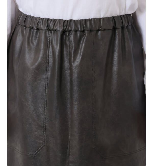 journal standard luxe「フェイクレザースカート」|スカート|