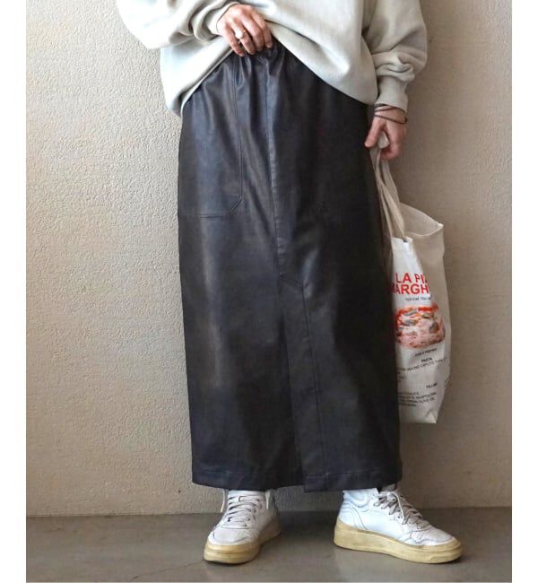 journal standard luxe「フェイクレザースカート」|スカート|