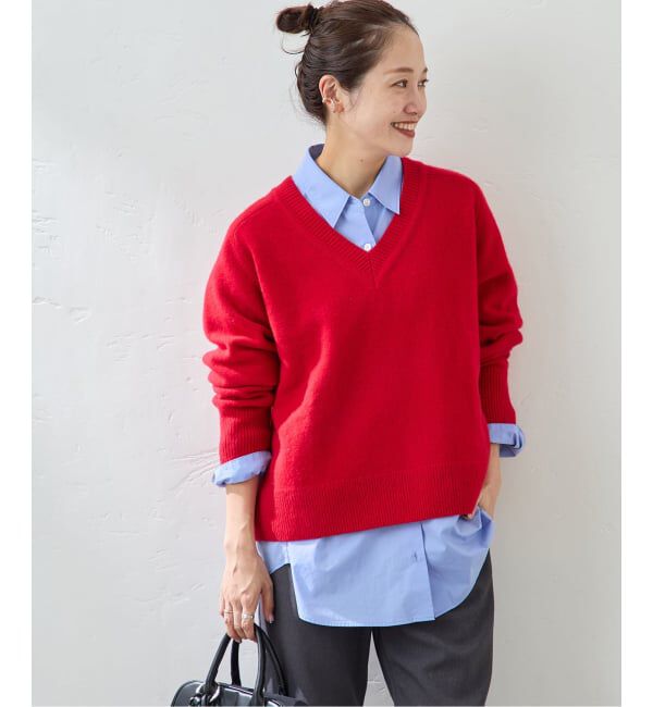 JOURNAL STANDARD「MUSIC Vネックプルオーバー」|ニット・セーター|