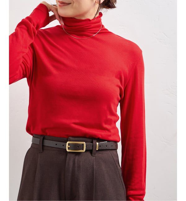 JOURNAL STANDARD「ウールMIX シアータートル」|Tシャツ・カットソー|レッド