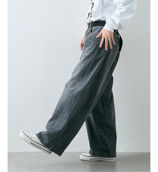 journal standard luxe「13OZデニム スウィッチパンツ（BLK）」|デニム|