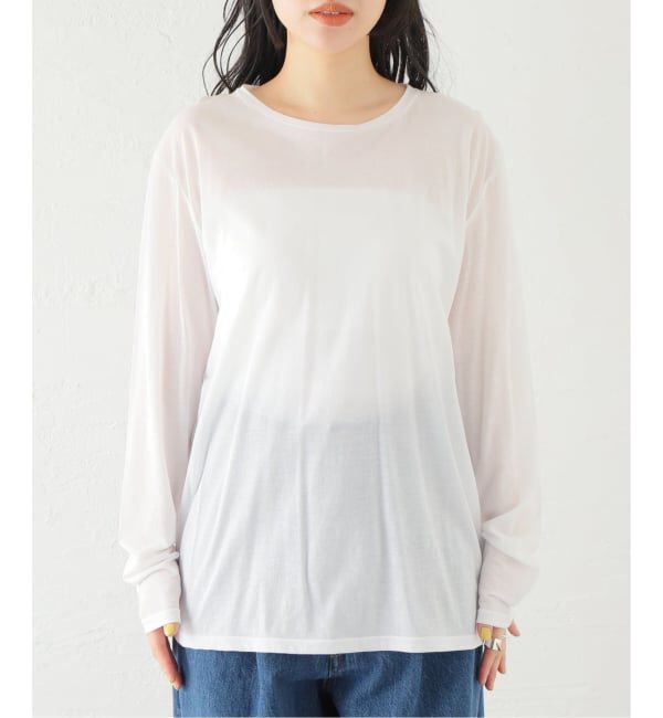 JOURNAL STANDARD「《追加7》クルーネックシアーロングTシャツ」|Tシャツ・カットソー|