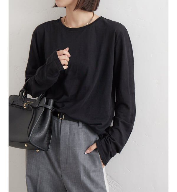 JOURNAL STANDARD「《追加7》クルーネックシアーロングTシャツ」|Tシャツ・カットソー|