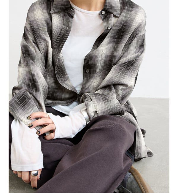 JOURNAL STANDARD「《追加7》クルーネックシアーロングTシャツ」|Tシャツ・カットソー|