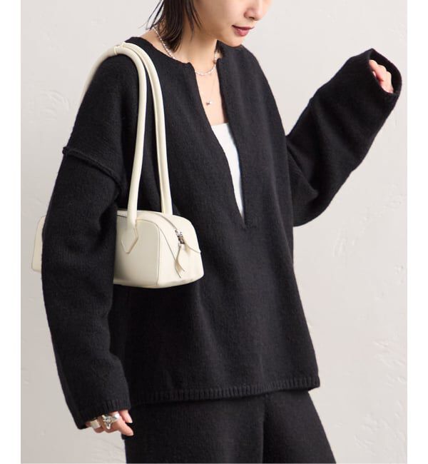 JOURNAL STANDARD「《一部店舗・WEB限定》【CRADUS】 WINDY DEEP V プルオーバー」|ニット・セーター|ブラック