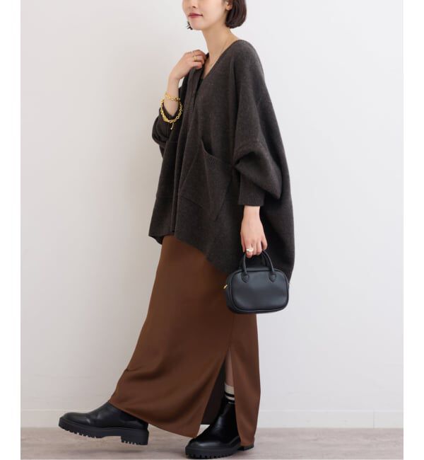 JOURNAL STANDARD relume「《追加2》サテンナロースカート」|スカート|