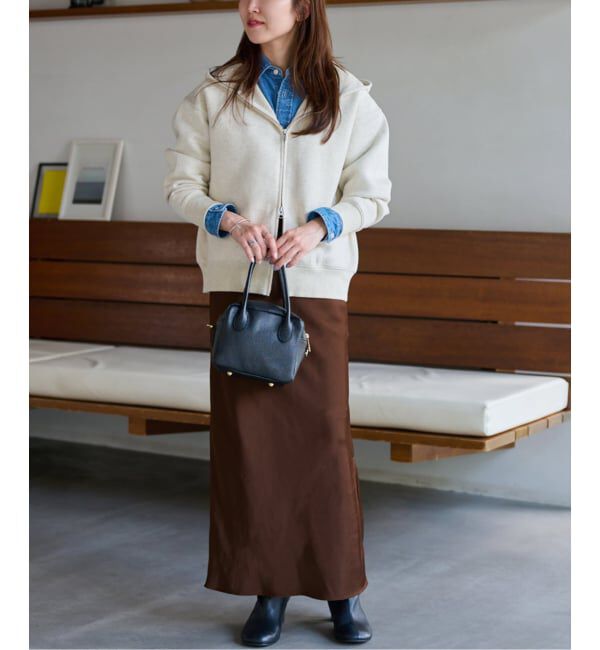 JOURNAL STANDARD relume「《追加2》サテンナロースカート」|スカート|