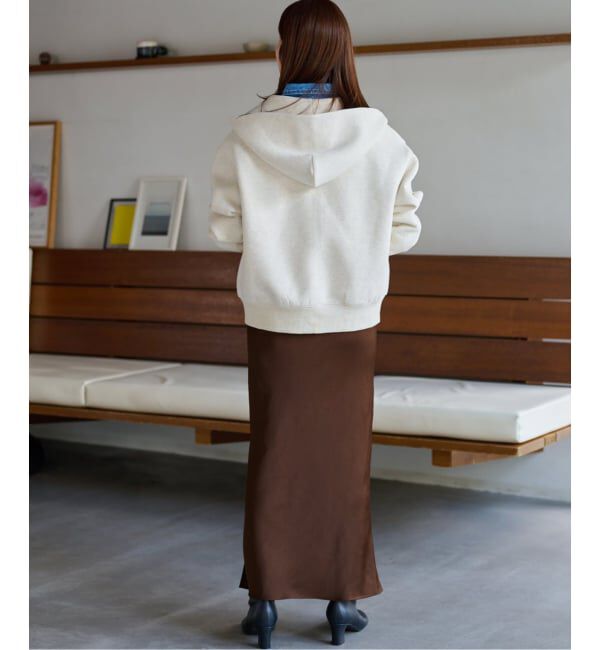 JOURNAL STANDARD relume「《追加2》サテンナロースカート」|スカート|