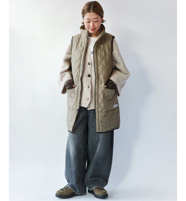 journal standard luxe「【ARMEN 】 HIGH-NECK  REVERSIBLE LONG VEST」|その他|