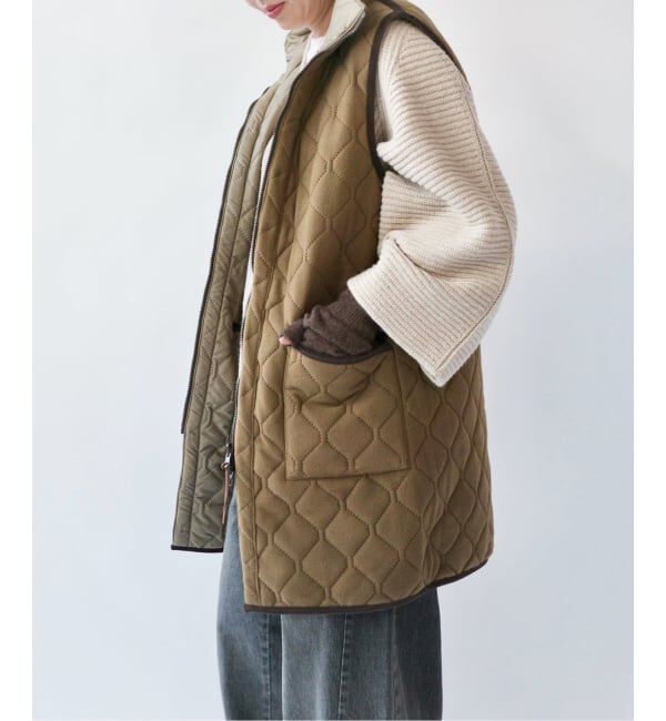 journal standard luxe「【ARMEN 】 HIGH-NECK  REVERSIBLE LONG VEST」|その他|