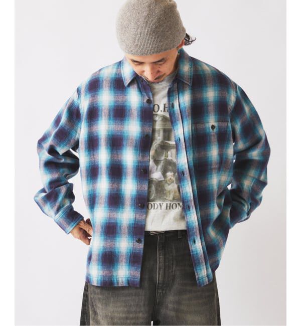 JOURNAL STANDARD relume「USAコットン ネル オンブレチェック シャツ」|シャツ・ブラウス|