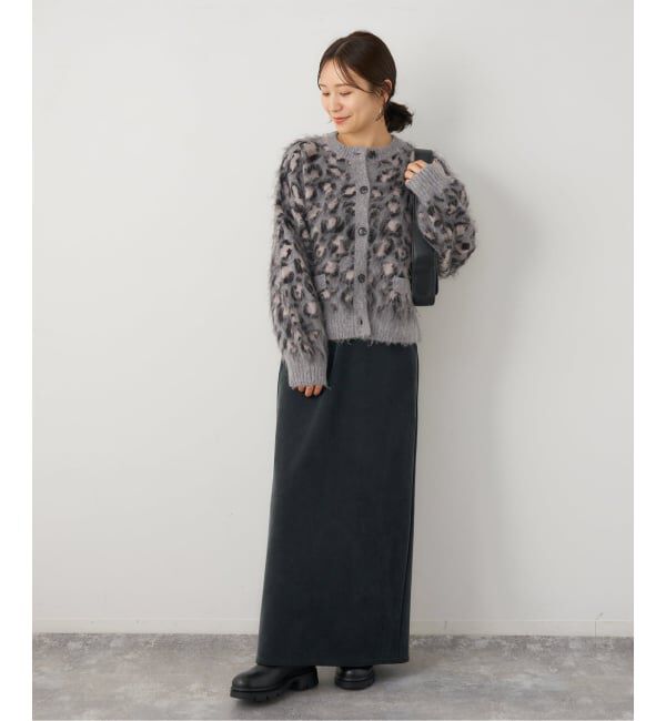 JOURNAL STANDARD「レオパードシャギーニットカーディガン」|ニット・セーター|