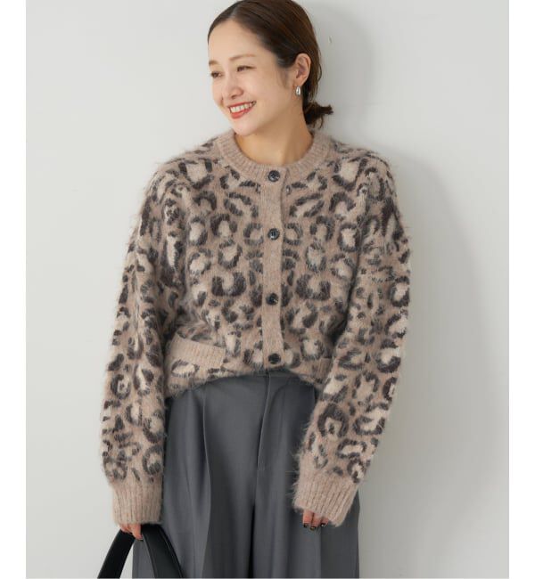 JOURNAL STANDARD「レオパードシャギーニットカーディガン」|ニット・セーター|
