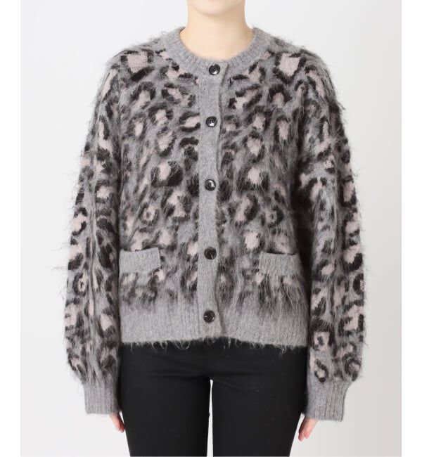 JOURNAL STANDARD「レオパードシャギーニットカーディガン」|ニット・セーター|