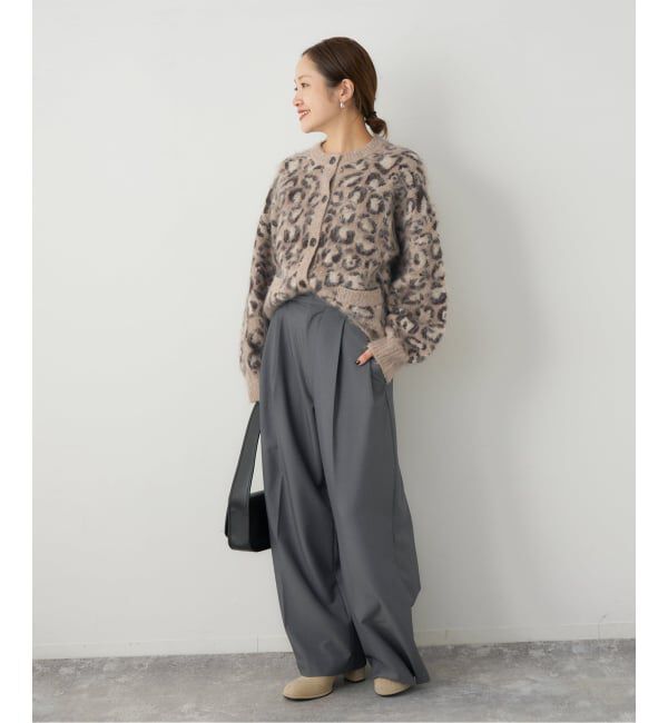 JOURNAL STANDARD「レオパードシャギーニットカーディガン」|ニット・セーター|