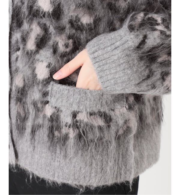 JOURNAL STANDARD「レオパードシャギーニットカーディガン」|ニット・セーター|