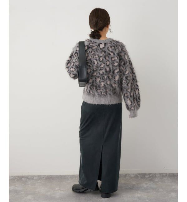JOURNAL STANDARD「レオパードシャギーニットカーディガン」|ニット・セーター|