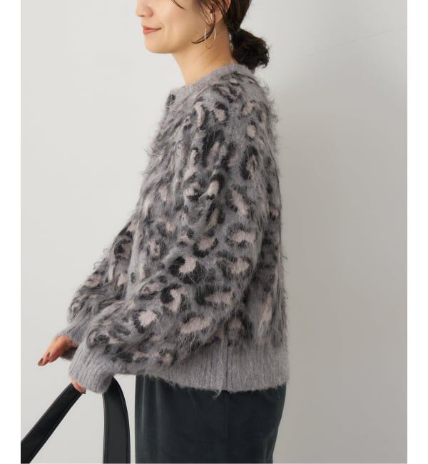 JOURNAL STANDARD「レオパードシャギーニットカーディガン」|ニット・セーター|