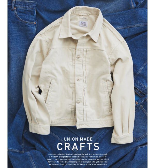 JOURNAL STANDARD relume「《予約》クラフトデニム 13.5OZトラッカージャケット」|デニムジャケット|グレーC