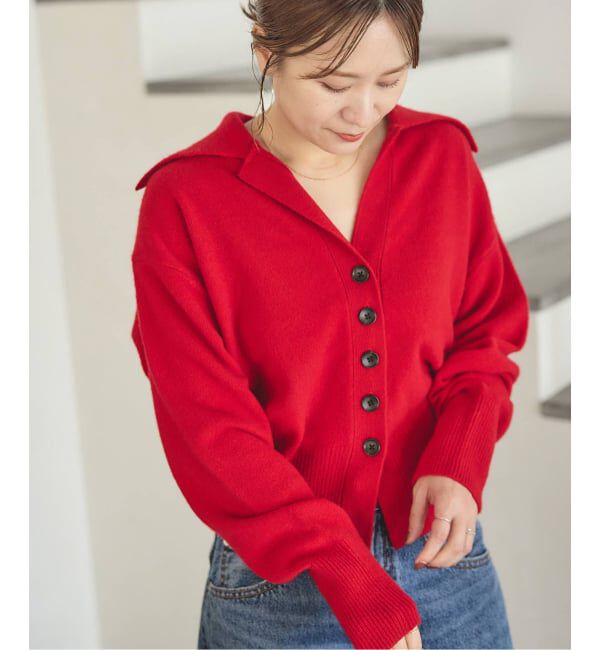 JOURNAL STANDARD「《追加3》MUSICオープンカラーカーディガン」|カーディガン|