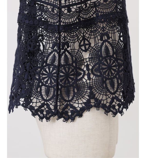 journal standard luxe「《追加予約》レースMIXノースリーブブラウス（010/040）」|シャツ・ブラウス|