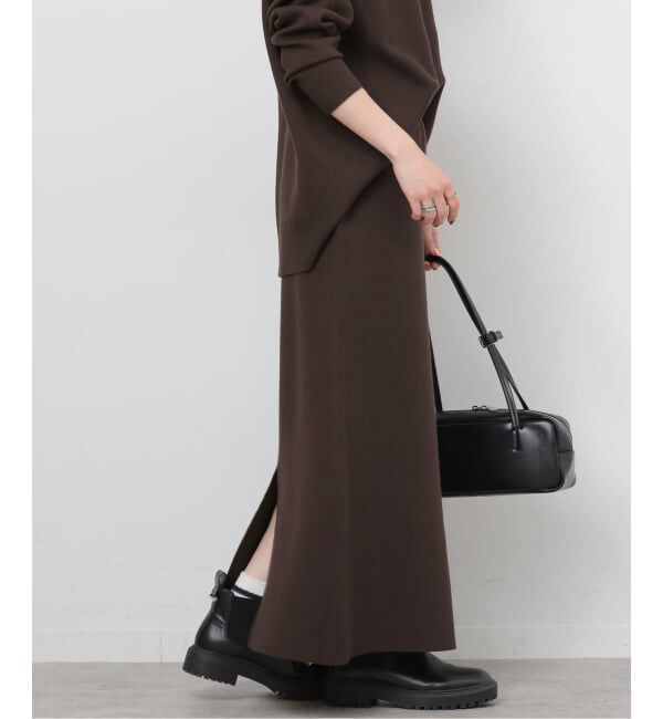 JOURNAL STANDARD relume「《追加予約》ウォッシャブルミラノリブIラインスカート」|スカート|