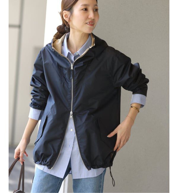 JOURNAL STANDARD relume「《予約》［26SS新作］別注【TAION / タイオン】リバーシブルパーカー」|ブルゾン・スタジャン|ネイビー