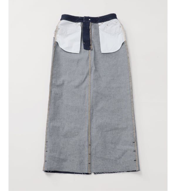 Oriens JOURNAL STANDARD「《予約》セルフカットロングデニムスカート」|スカート|