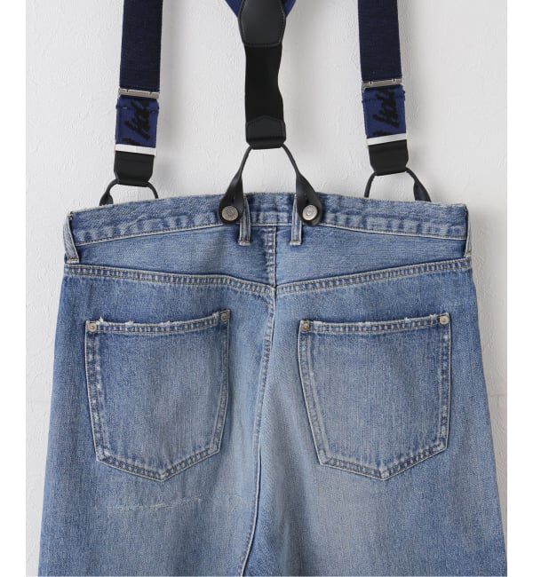 JOURNAL STANDARD「【HOLIDAY/ホリデイ】DAMAGE DENIM SUSPENDER PANTS」|デニム|
