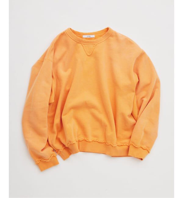 JOURNAL STANDARD relume「《予約》ラフカット クルーネックスウェット」|スウェット・ジャージ|オレンジ
