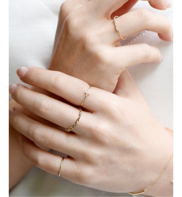 Lilas by Spick&Span「※チェーンモチーフリング K10」|リング|