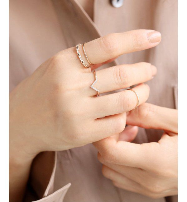 Lilas by Spick&Span「※チェーンモチーフリング K10」|リング|