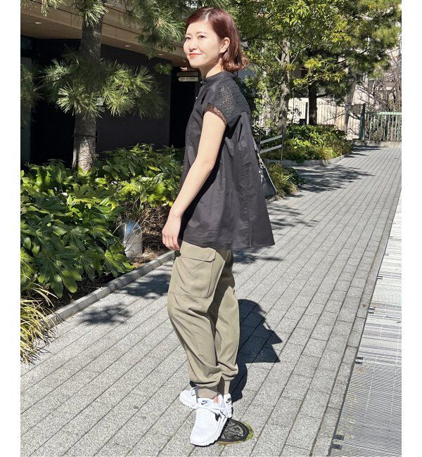 Spick and Span「≪追加≫ケミカルレーススタンドカラーブラウス」|シャツ・ブラウス|