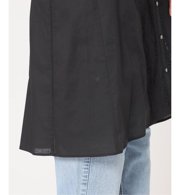 Spick and Span「≪追加≫ケミカルレーススタンドカラーブラウス」|シャツ・ブラウス|