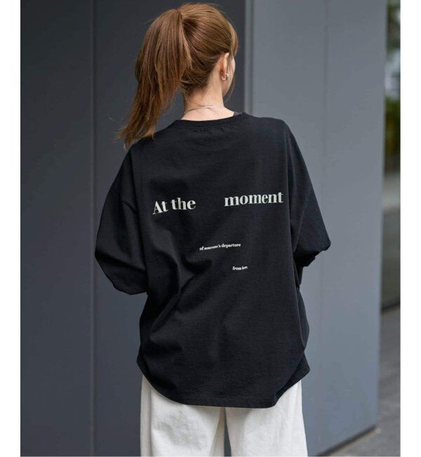 FRAMeWORK「≪WEB限定追加≫【haru&times;FRAMeWORK】ロゴロンT3」|Tシャツ・カットソー|