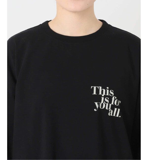 FRAMeWORK「≪WEB限定追加≫【haru&times;FRAMeWORK】ロゴロンT3」|Tシャツ・カットソー|