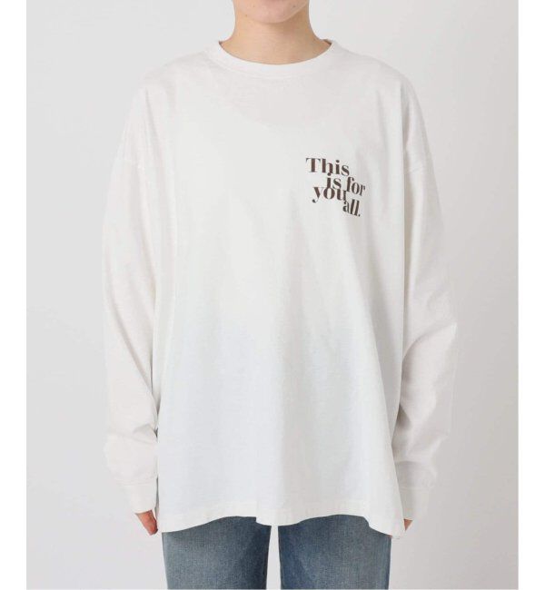 FRAMeWORK「≪WEB限定追加≫【haru&times;FRAMeWORK】ロゴロンT3」|Tシャツ・カットソー|