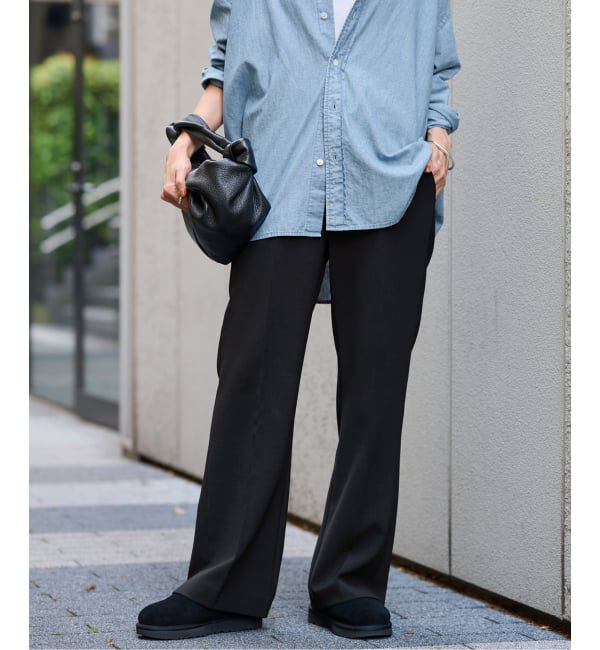 FRAMeWORK「≪追加≫セミフレアパンツ」|スラックス|