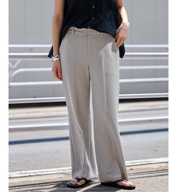 FRAMeWORK「≪追加≫セミフレアパンツ」|スラックス|