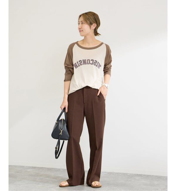 FRAMeWORK「≪追加≫セミフレアパンツ」|スラックス|