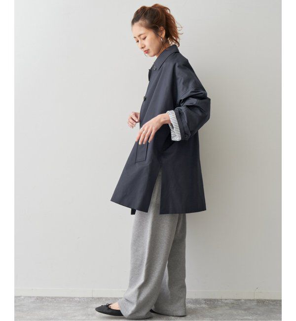 Spick and Span「T/Cギャバジンステンカラーコート」|ステンカラーコート|
