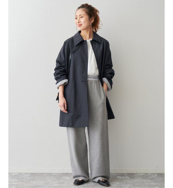 Spick and Span「T/Cギャバジンステンカラーコート」|ステンカラーコート|