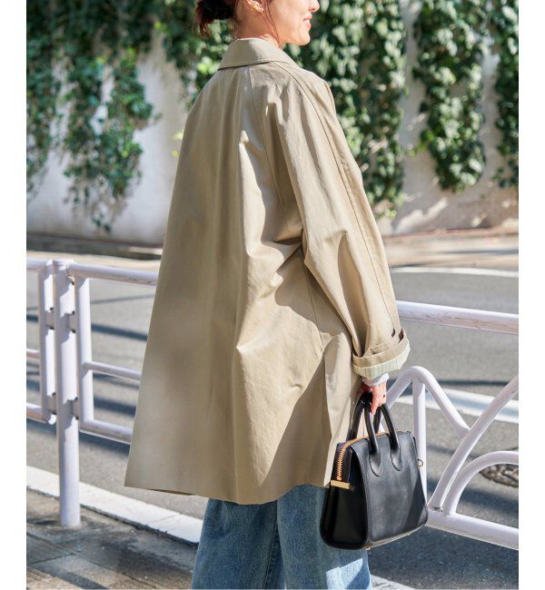 Spick and Span「T/Cギャバジンステンカラーコート」|ステンカラーコート|