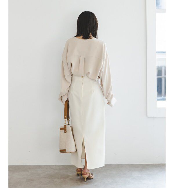 NOBLE「《追加》ワークディテールドレープシャツ 4」|シャツ・ブラウス|