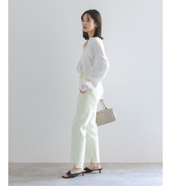 NOBLE「《追加》ワークディテールドレープシャツ 4」|シャツ・ブラウス|